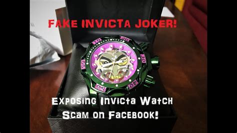 invicta joker watch fake|false invicta ebay.